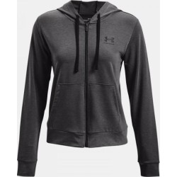 Women's jumper Under Armour Women's UA Rival Terry Full-Zip Hoodie - jet gray/black