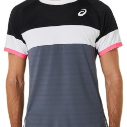 Men's T-shirt Asics Match SS Top - performance black/carrier grey