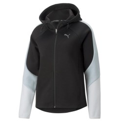 Women's jumper Puma Evostripe Full Zip Hoodie - puma black