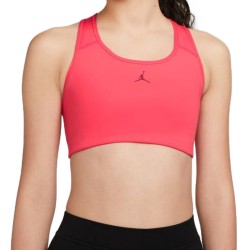 Women's bra Nike Jordan Jumpman Women's Medium Support Pad Sports Bra - lt fusion red/pomegranat