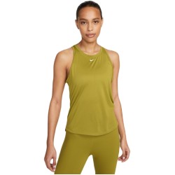 Women's top Nike Dri-Fit One Tank - moss/white