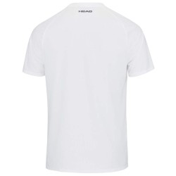 Men's T-shirt Head Topspin T-Shirt - white/print vision