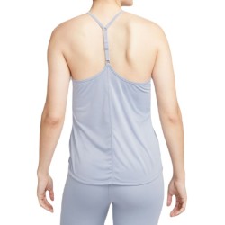 Women's top Nike Dri-Fit One Elastika Standard Fit Tank - indigo haze/white