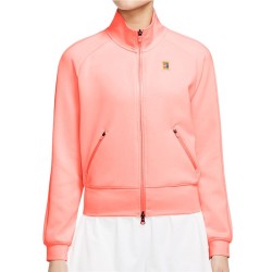 Women's jumper Nike Court Heritage Jacket FZ W - bleached coral
