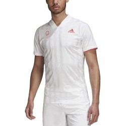 Men's T-shirt Adidas Freelift Tee ENG M - white/scarlet