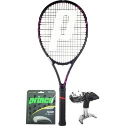 Tennis racket Prince Beast Pink 280g 2023 + string + stringing