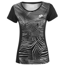 Women's T-shirt Lotto Superrapida III W Tee PL - all black