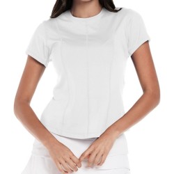 Women's T-shirt Lucky in Love Core Center Court Short Sleeve - white
