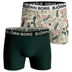 Men's Boxers Bj_rn Borg Core Boxer 2P - green/print
