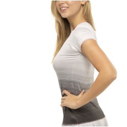 Women's T-shirt Lucky in Love Nice To Pleat You Del 2 Pleat Of The Moment Top - black