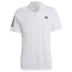 Men's Polo T-shirt Adidas Club 3-Stripes Tennis Polo Shirt - white
