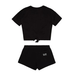 Grils' tracksuit EA7 Girl Jersey Tracksuit - black