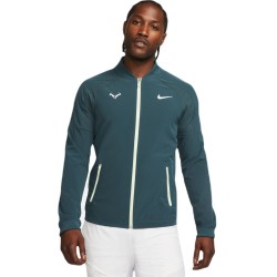 Men's Jumper Nike Court Dri-Fit Rafa Jacket - deep jungle/lime ice/white