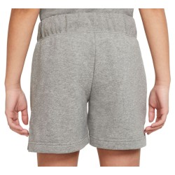 Girls' shorts Nike Sportswear Club FT 5 Short - carbon heather/white