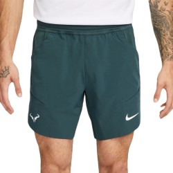 Men's shorts Nike Dri-Fit Rafa Short - deep jungle/lime ice/white