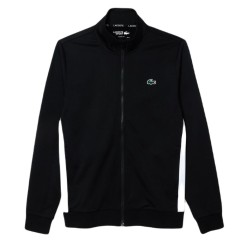 Men's Jumper Lacoste Tennis Zipped Ripstop Tennis Sweatshirt - black