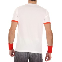 Men's T-shirt Lotto Top IV Tee 2 - all black/bright white