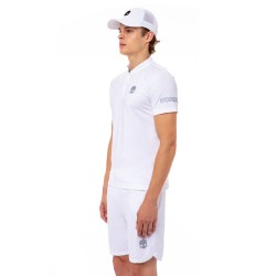 Men's Polo T-shirt Hydrogen Tech Serafino Man - white