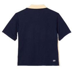 Boys' t-shirt Lacoste Sport Roland Garros Edition Polo Shirt - navy blue/yellow