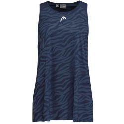 Girls' T-shirt Head Agility Tank Top G - dark blue/print vision