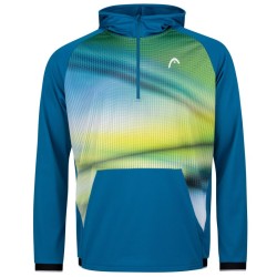 Boys' jumper Head Power Hoodie B - blue/print vision