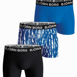 Boys' boxers Bj_rn Borg Core Boxer 3P - black/print/blue