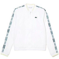 Women's jumper Lacoste Recycled Fiber Stretch Tennis Jacket - white