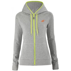 Women's jumper Babolat Hood Jacket W - high rise heather
