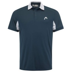 Men's Polo T-shirt Head Slice Polo Shirt - navy