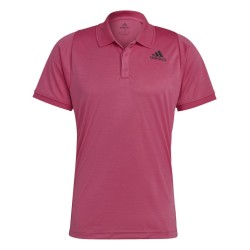 Men's Polo T-shirt Adidas Freelift Polo M - pink/black