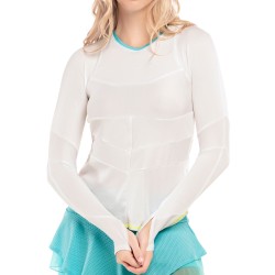 Women's long sleeve T-shirt Lucky in Love Desert Vibes Reflect Long Sleeve - white