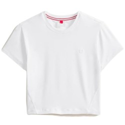Women's T-shirt Wilson T-Shirt Match Point Lite - bright white