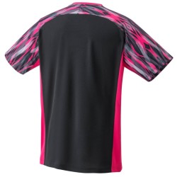 Men's T-shirt Yonex Men's Crew T-Shirt - black/pink