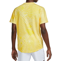 Men's T-shirt Nike Court Dri-Fit Victory Novelty Top - saturn gold/white