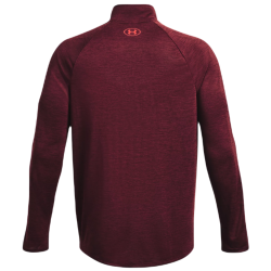 Men's long sleeve T-shirt Under Armour UA Tech 2.0 1/2 Zip M - dark maroon/cordova red