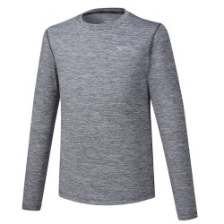 Men's long sleeve T-shirt Mizuno Impulse Core Long Sleeve Tee - magnet