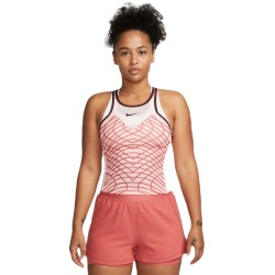 Women's top Nike Court Dri-Fit Slam Tank Top - pink bloom/night maroon/black