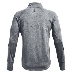 Men's long sleeve T-shirt Under Armour Men's UAQualifier Run 2.0 1/2 Zip - pitch gray fade heather/pitch grey