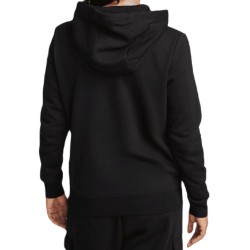Women's jumper Nike Sportswear Club Fleece Logo Pullover Hoodie - black/white