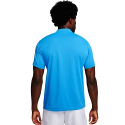 Men's Polo T-shirt Nike Court Dri-Fit Blade Solid Polo - light photo blue/black