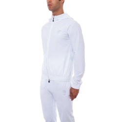 Men's Jumper Hydrogen Tech FZ Sweatshirt Skull - white