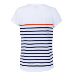 Women's T-shirt Roland Garros Tee Shirt Mariniere - blanc