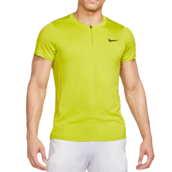 Men's Polo T-shirt Nike Court Dri-Fit Advantage Polo - bright cactus/black