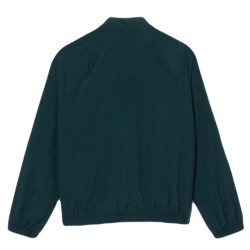 Boys' jumper Lacoste Recycled Fiber Colourblock Zipped Jacket - green/flashy yellow/white/dark green