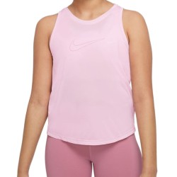 Girls' T-shirt Nike Dri-Fit One Training Tank - pink foam/elemental pink