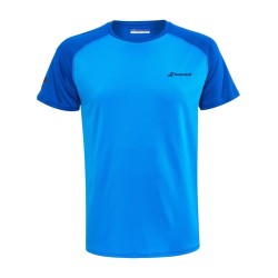 Men's T-shirt Babolat Play Crew Neck Tee Men - blue aster