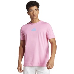 Men's T-shirt Adidas Graphic Play Tennis T-Shirt - bliss pink