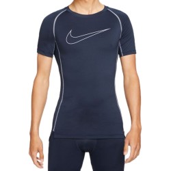Men’s compression clothing Nike Pro Dri-Fit Tight Top SS M - obsidian/iron purple/iron purple