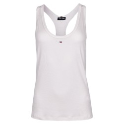 Women's top Tommy Hilfiger Sport Raceback Slim Fit Tank Top - weathered white