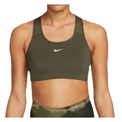 Women's bra Nike Swoosh Bra Pad - rough green/white
